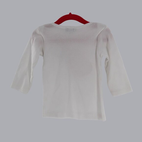 Jack & Nicole Guitar Tee Baby 12-18M White Normcore Relaxed Casual Playful NWT - Picture 6 of 7